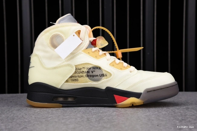 Retro 5 Jordan Sail OFF-WHITE DH8565-100 0702